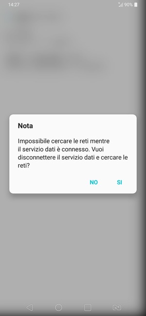 Seleziona SI