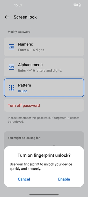 Select your preferred option