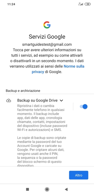 Seleziona Altro