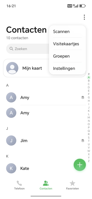 Selecteer Instellingen