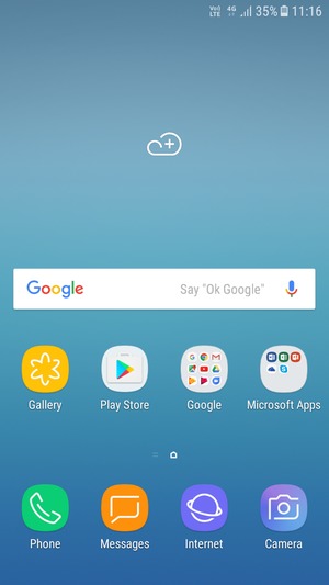 Swipe up