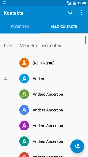 Wählen Sie die Menü-Taste