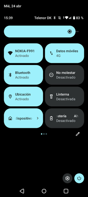 Desactive Wi-Fi y Bluetooth