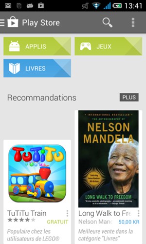 Sélectionnez le bouton de Recherche