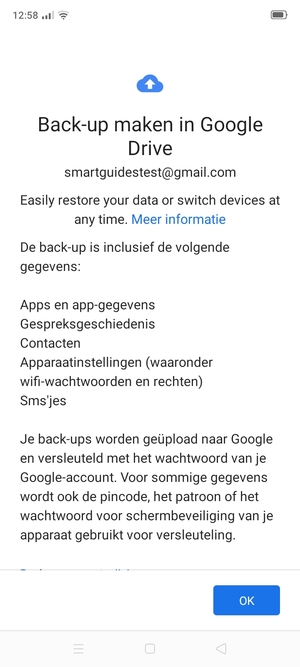 Selecteer OK