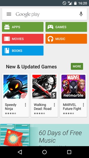 Select the Search bar
