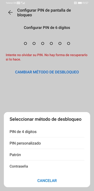 Seleccione Patrón