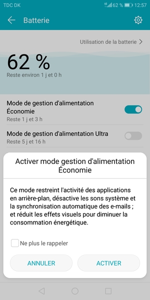 Sélectionnez ACTIVER