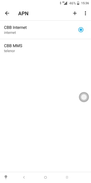 Select the Menu button