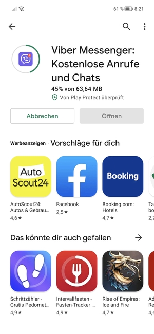Warten Sie, bis der Installationsprozess  beendet ist