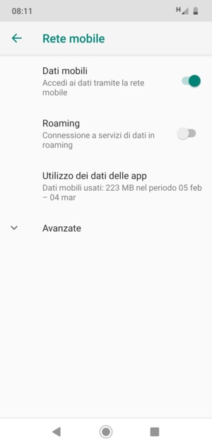 Seleziona Avanzate