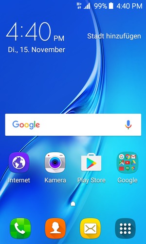 Wählen Sie Menü