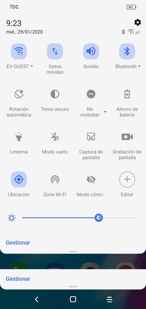 Desactive Wi-Fi y Bluetooth