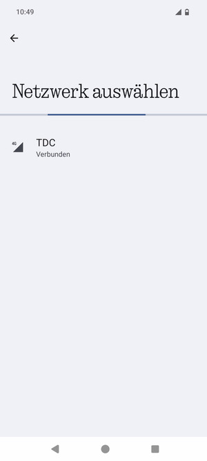Warten Sie, bis die Suche abgeschlossen ist