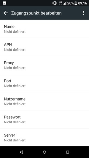 Geben Sie MMS-Informationen ein