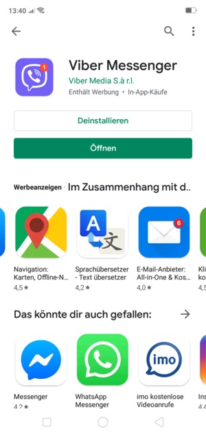 Wählen Sie Öffnen