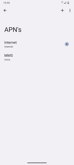 Uw telefoon is nu geïnstalleerd voor mms