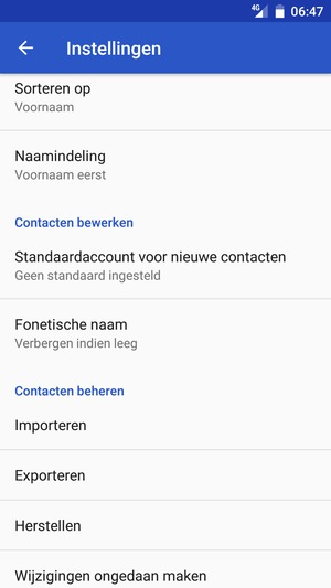 Selecteer Importeren