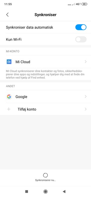 Vælg Google