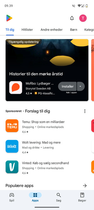 Vælg Søg