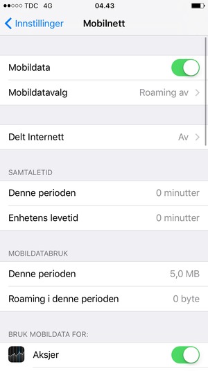 Velg Mobildatavalg