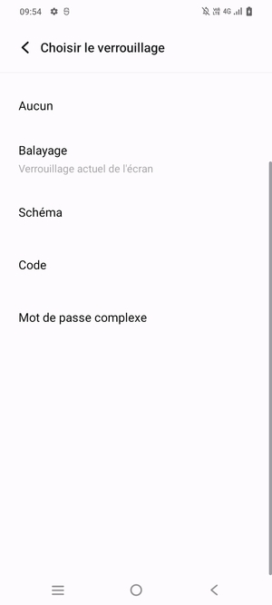 Sélectionnez Schéma