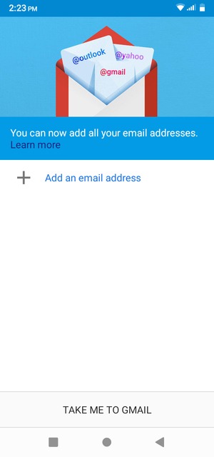 Select Add an email address