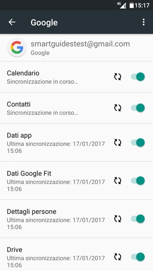 Le tue informazioni verranno sincronizzate