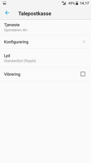 Velg Konfigurering