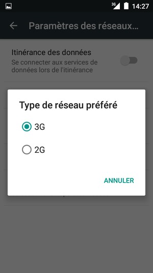 Sélectionnez votre option préférée