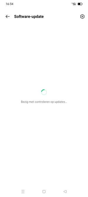 Wacht tot de zoekopdracht beëindigd is