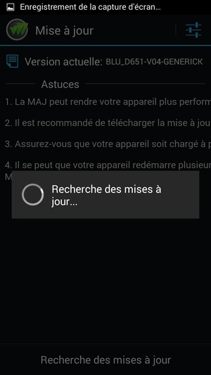Veuillez attendre la fin de la recherche