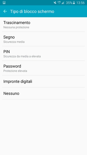 Seleziona Segno