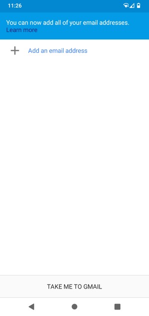 Select Add an email address