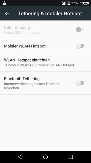 Wählen Sie WLAN-Hotspot einrichten