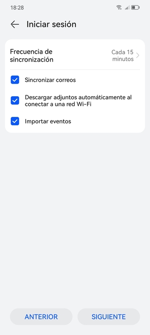 Seleccione SIGUIENTE