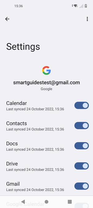Select the Menu button