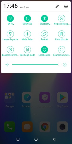 Désactiver le Wi-Fi et le Bluetooth