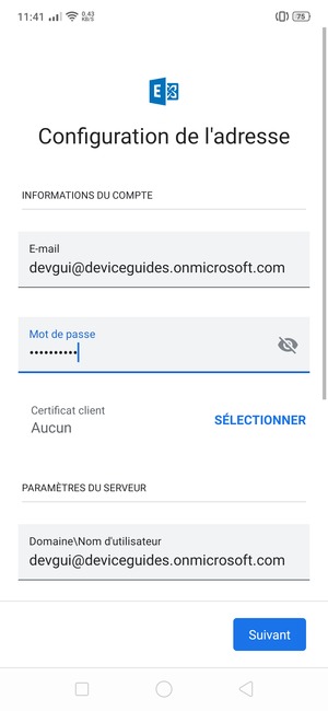 Saisissez votre mot de passe