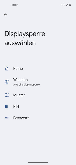 Wählen Sie Muster
