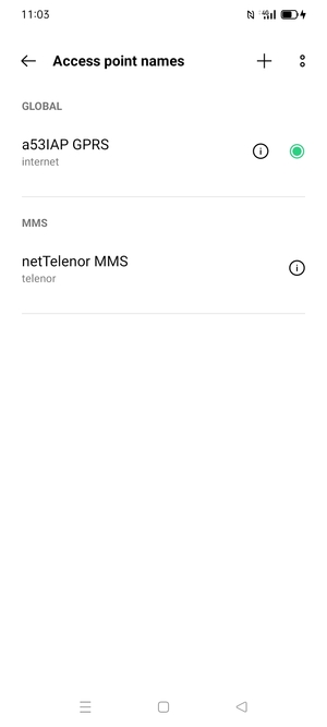 Select the Menu button