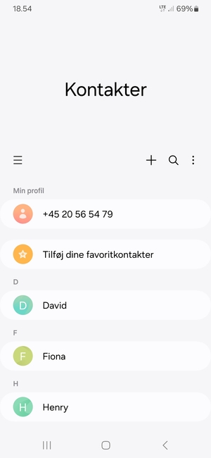 Vælg Menu-knappen