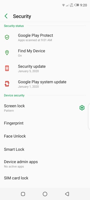 Your phone is now secure with a screen lock
