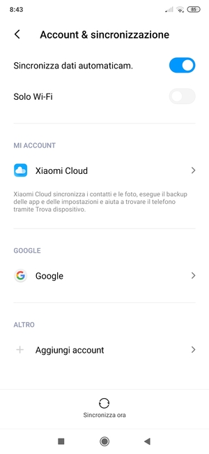 Seleziona Google