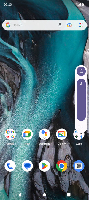 Continue to press to take the volume down to the required level