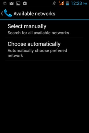 Select Select manually