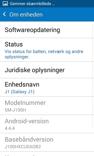 Vælg Softwareopdatering