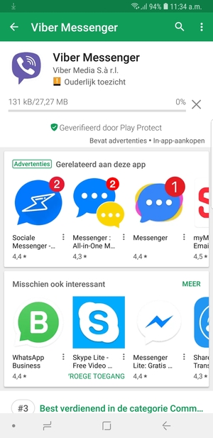 Wacht tot het installatieproces beëindigd is