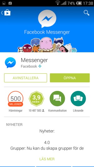 Välj ÖPPNA