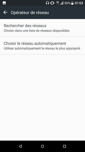 Sélectionnez Rechercher des réseaux